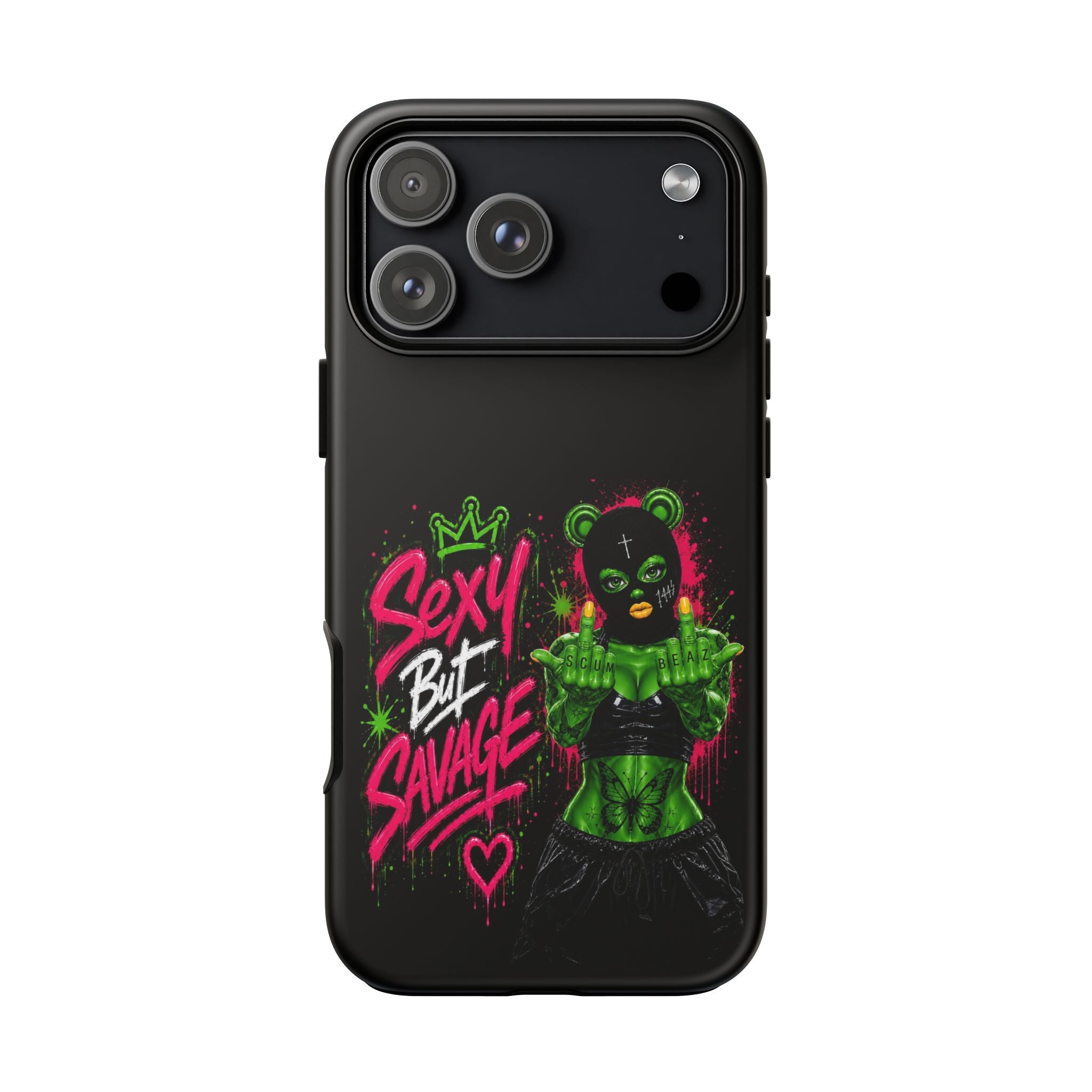 SCUMMIEBEARZ Sexy But Savage Green Remix Tough Cases