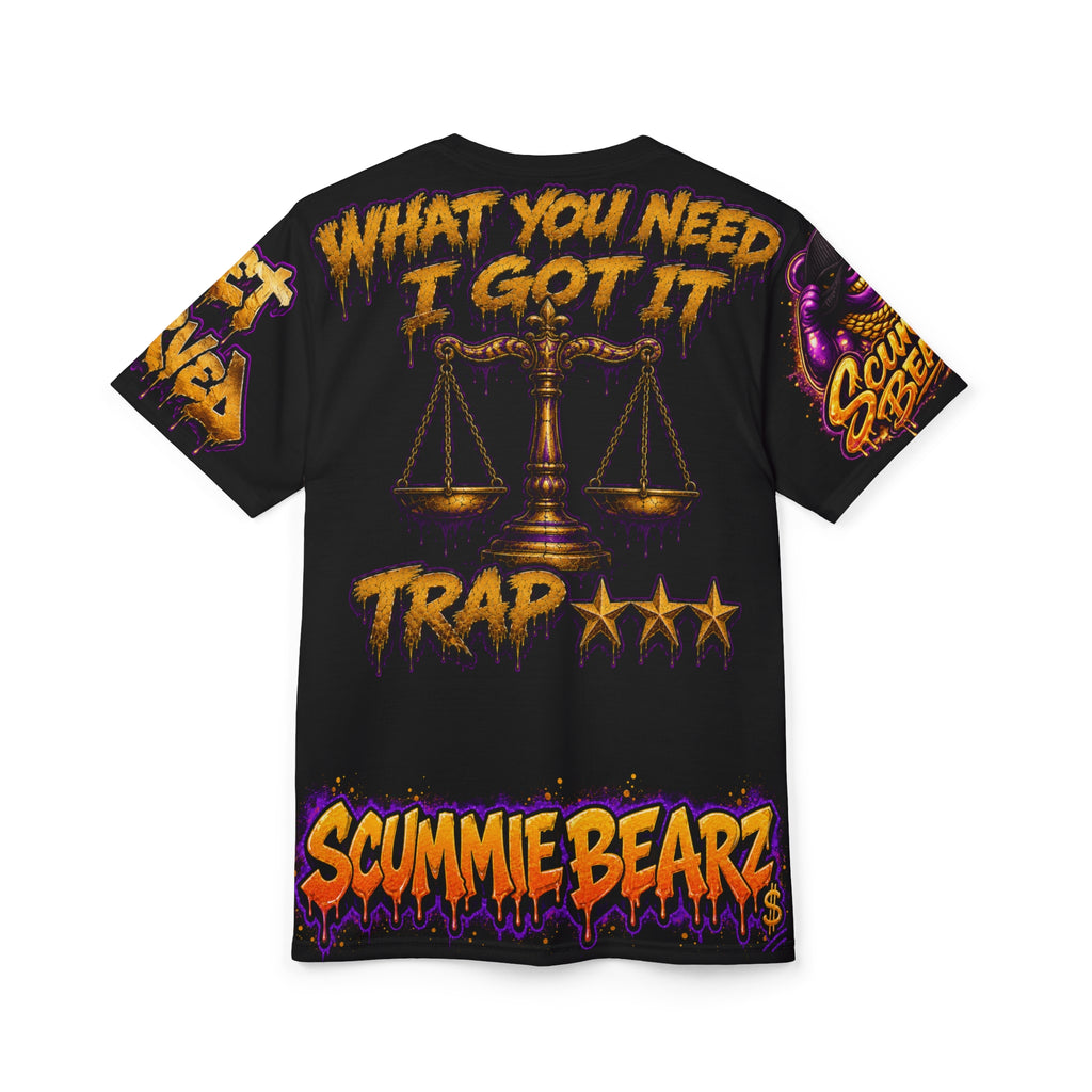 SCUMMIE BEARZ   GET SEVERED - WHAT YOU NEED  Unisex Men's Streetwear AOP Tee