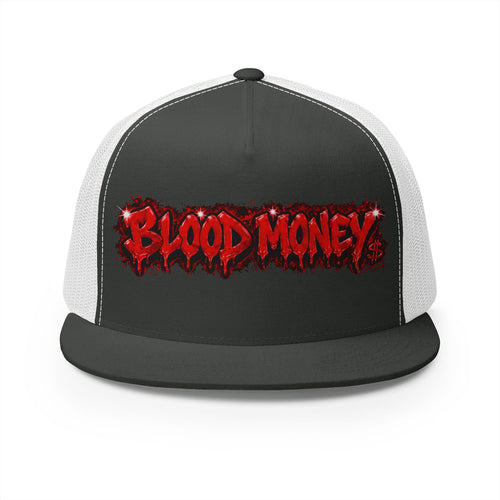 5 Panel Trucker Cap-BLOOD MONEY-SCUMMIEBEARZ™
