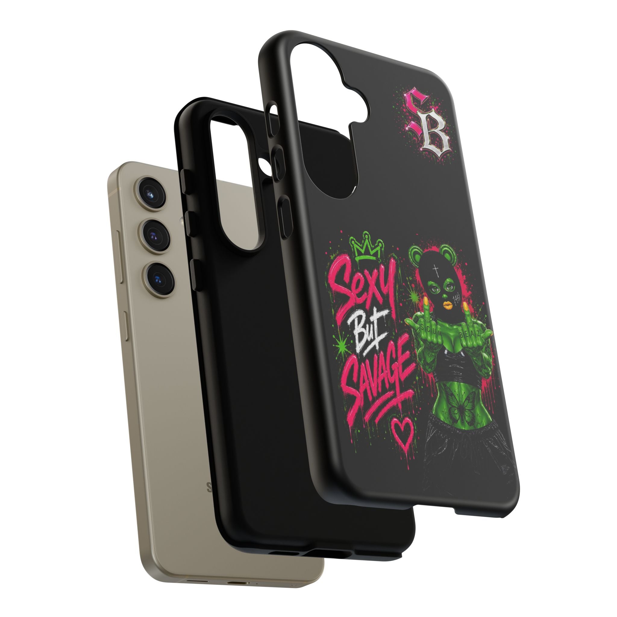 SCUMMIEBEARZ Sexy But Savage Green Remix Tough Cases