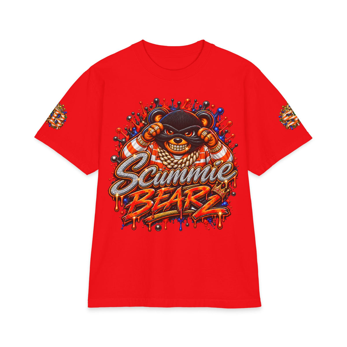 Stress Box — Alternate Logo Layout | SCUMMIEBEARZ™ Shaka Wear Heavyweight Tee