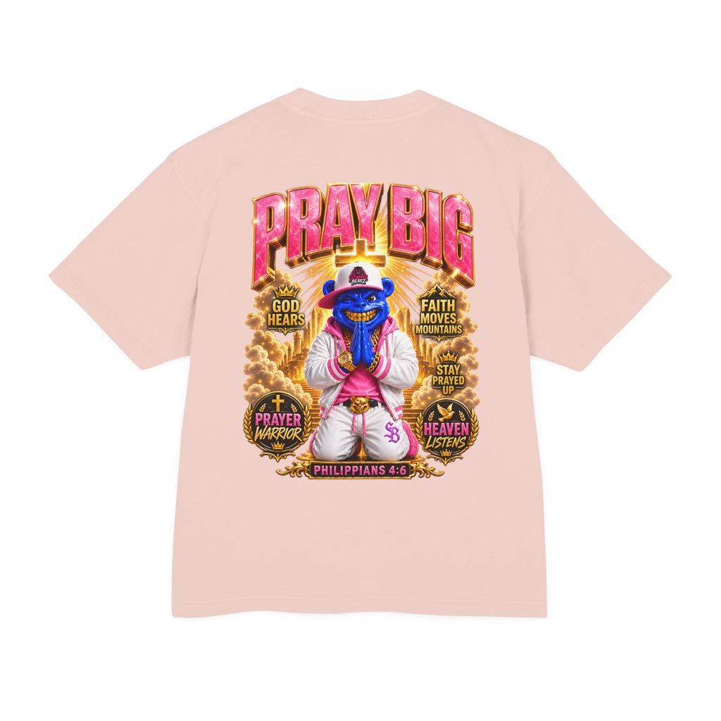 Unisex Urban Heavy Tee PRAY BIG™ | CHRISTIAN STREETWEAR TEE-SCUMMIEBEARZ™️