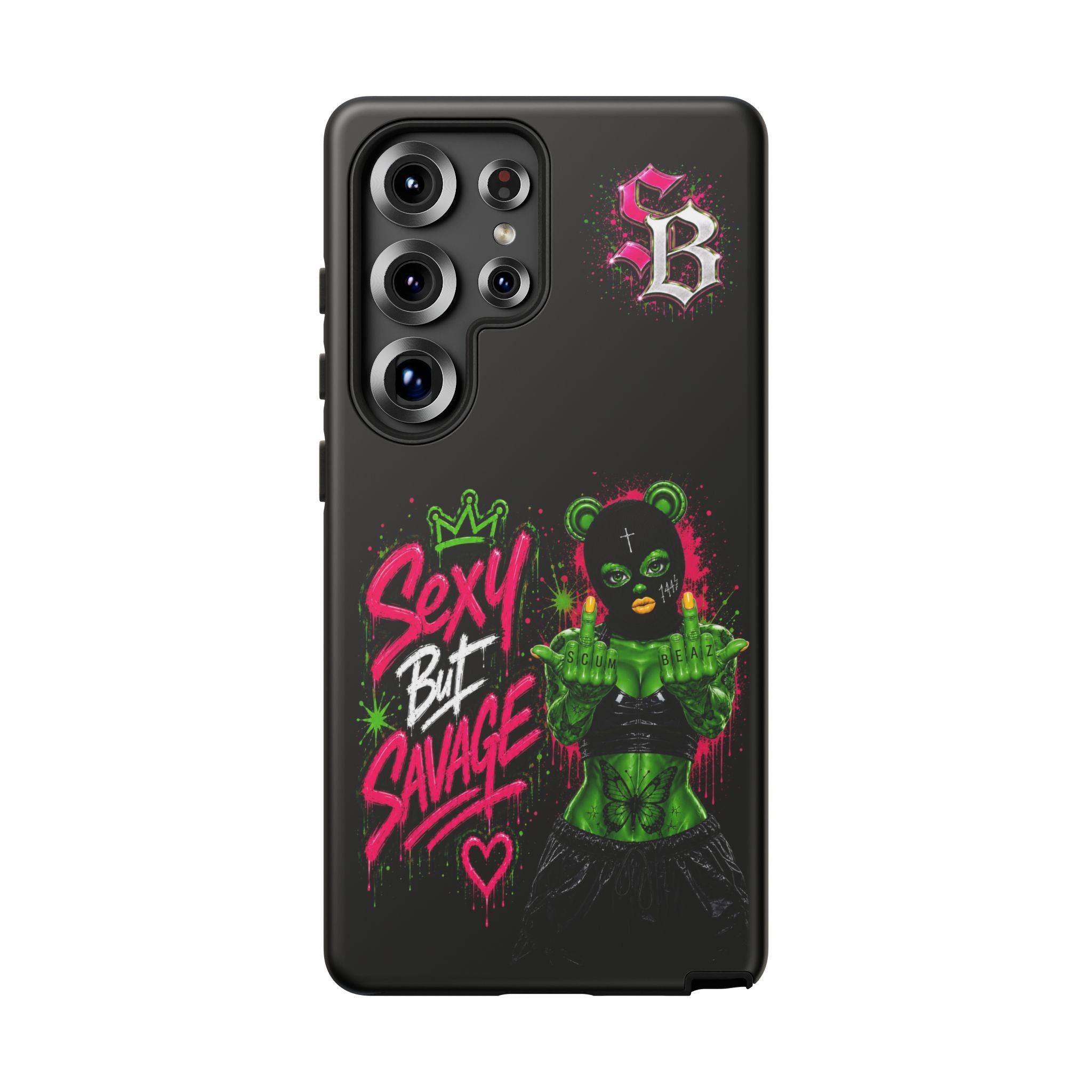 SCUMMIEBEARZ Sexy But Savage Green Remix Tough Cases