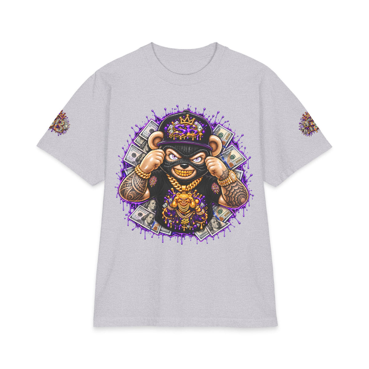 Like Stealing Candy From A Baby Purple Remix | SCUMMIEBEARZ™ Shaka Wear Heavyweight Tee