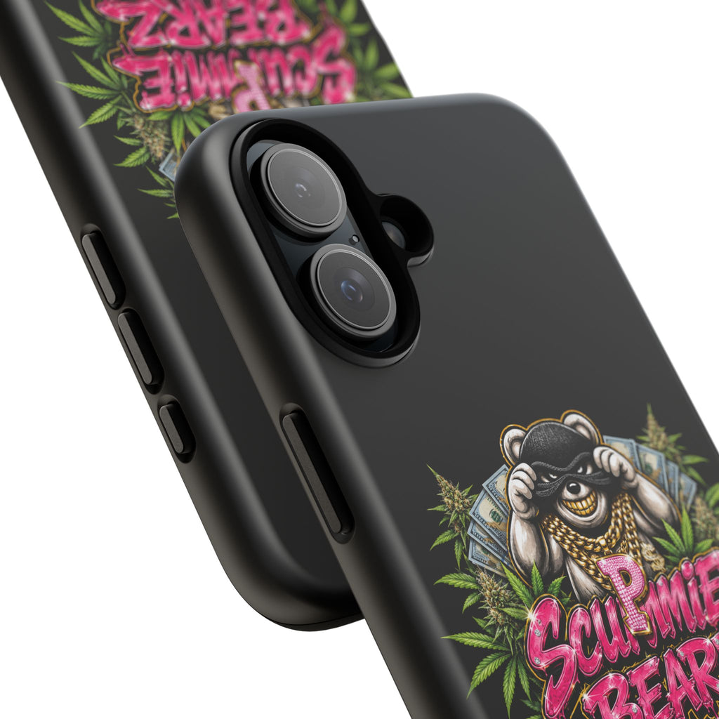 SCUMMIEBEARZ P.M.W. (P***y Money Weed) Logo Tough Cases