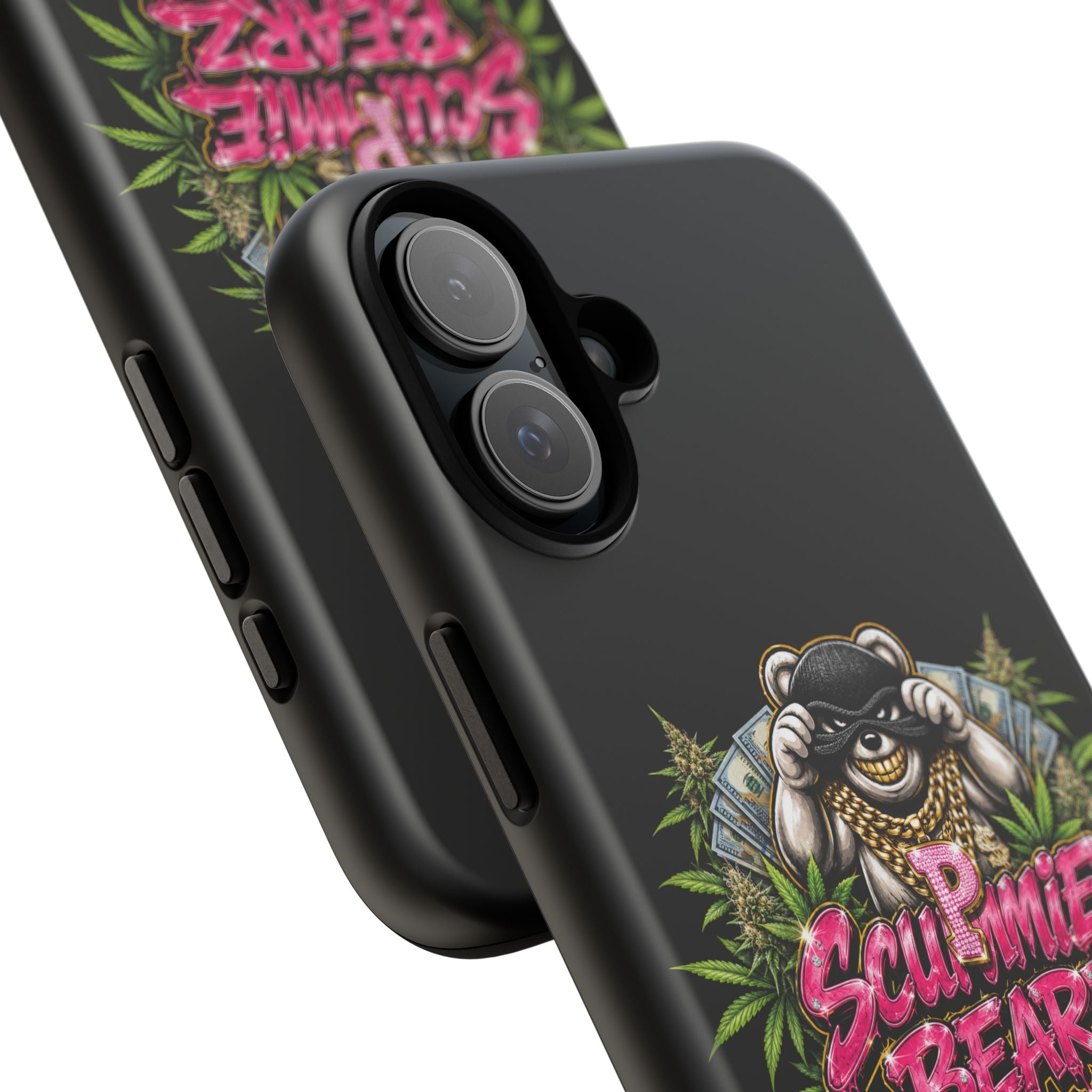 SCUMMIEBEARZ P.M.W. (P***y Money Weed) Logo Tough Cases