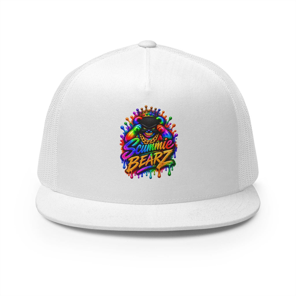 5 Panel Trucker Cap-RAINBOW MASK LOGO-SCUMMIEBEARZ™
