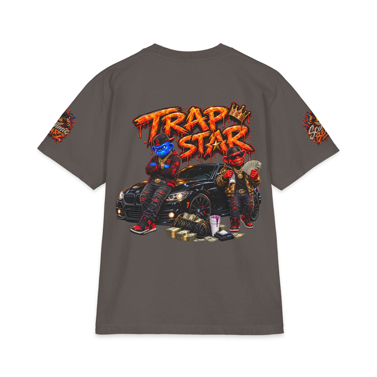 Trap Star | SCUMMIEBEARZ™ Shaka Wear Heavyweight Tee