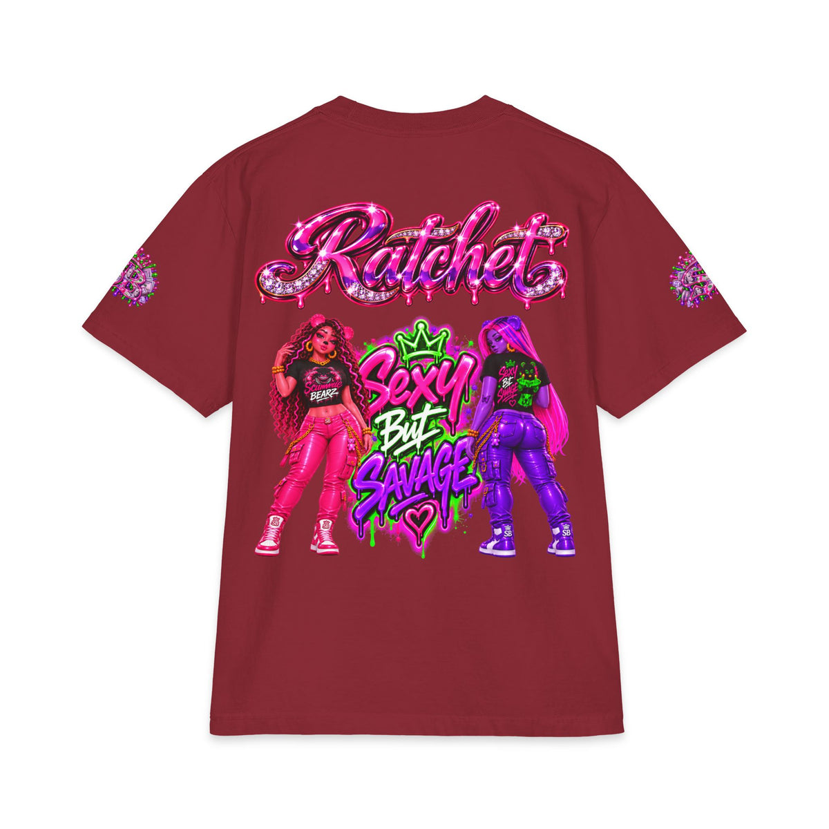 Ratchet Royalty | SCUMMIEBEARZ™ Shaka Wear Heavyweight Tee