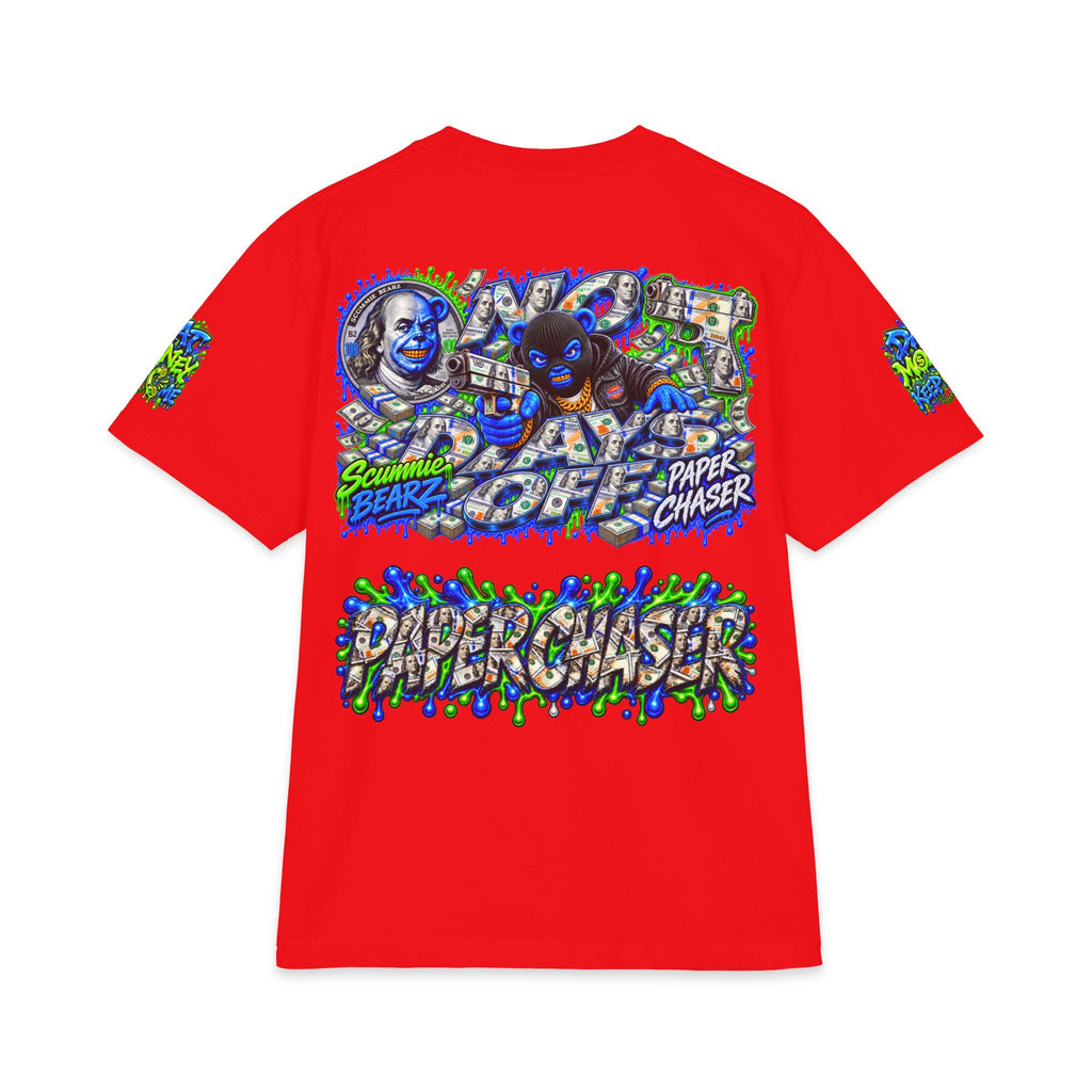 No Days Off Green Remix | SCUMMIEBEARZ™ Shaka Wear Heavyweight Tee