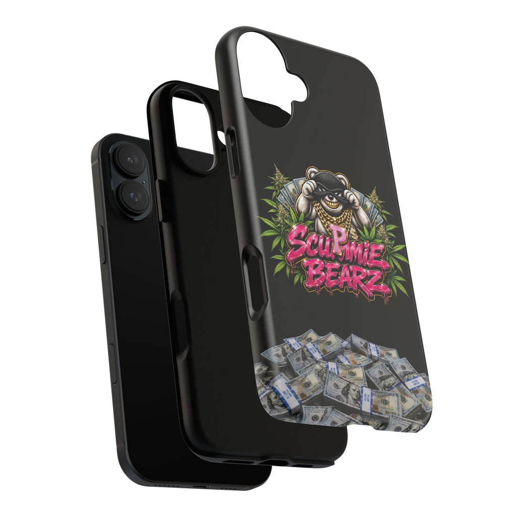 SCUMMIEBEARZ P.M.W. (P***y Money Weed) Logo Tough Cases