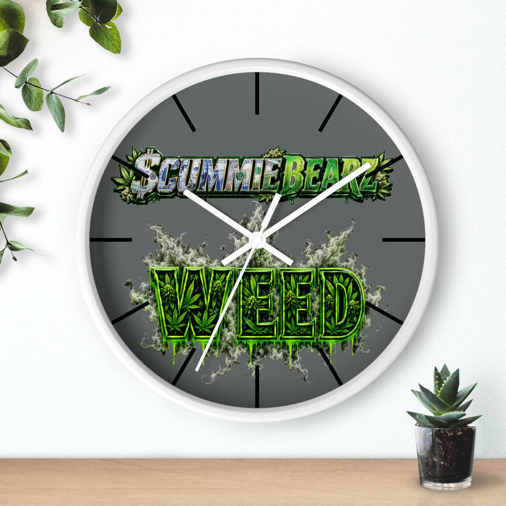 Wall Clock-Weed-SCUMMIEBEARZ™️