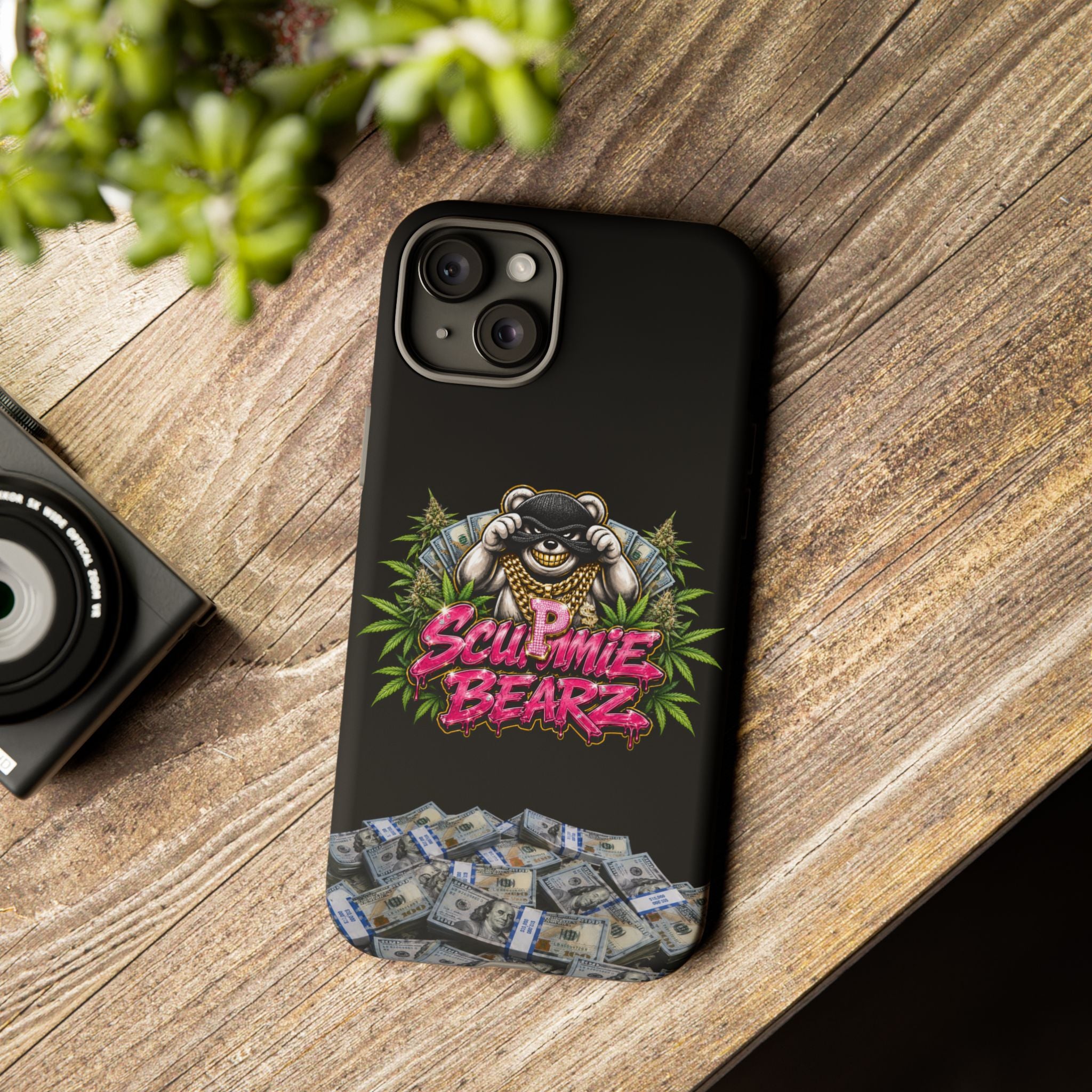 SCUMMIEBEARZ P.M.W. (P***y Money Weed) Logo Tough Cases