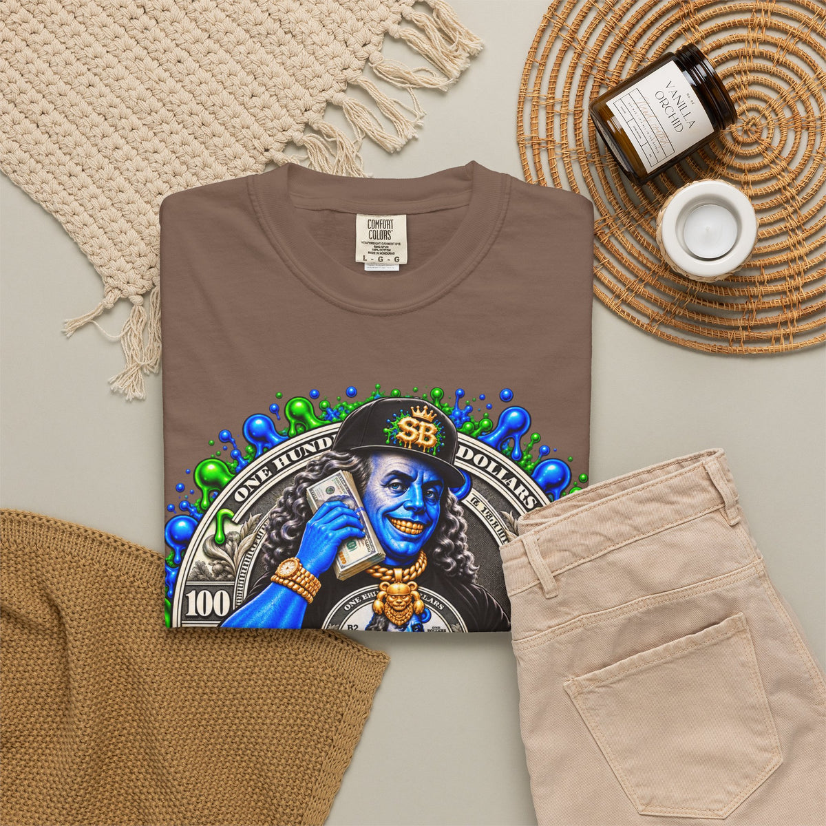 Comfort color 1717- "Paper Chaser" Graphic T-Shirt wha-SCUMMIEBEARZ™️