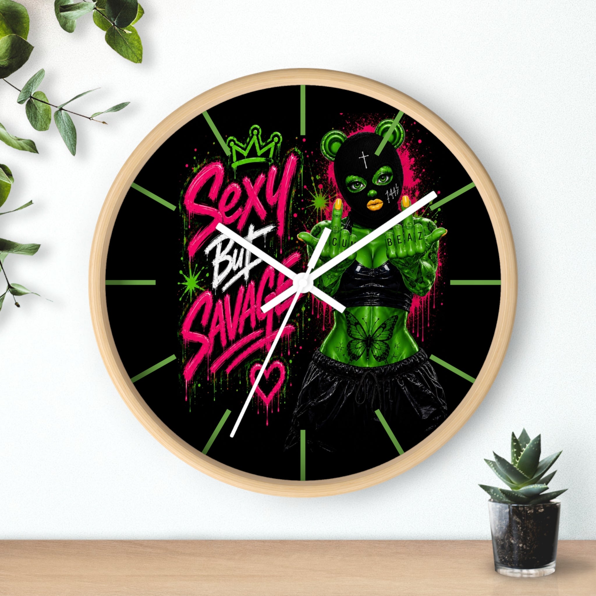 Wall Clock-Sexy But Savage Green Remix-SCUMMIEBEARZ™️