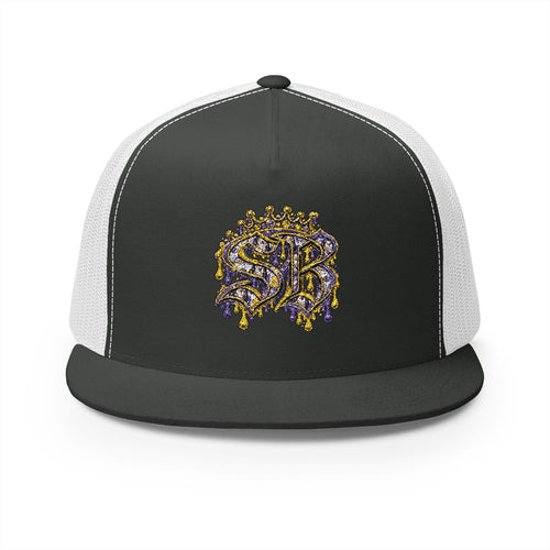 5 Panel Trucker Cap-BLUE AND YELLOW SB LOGO-SCUMMIEBEARZ™️