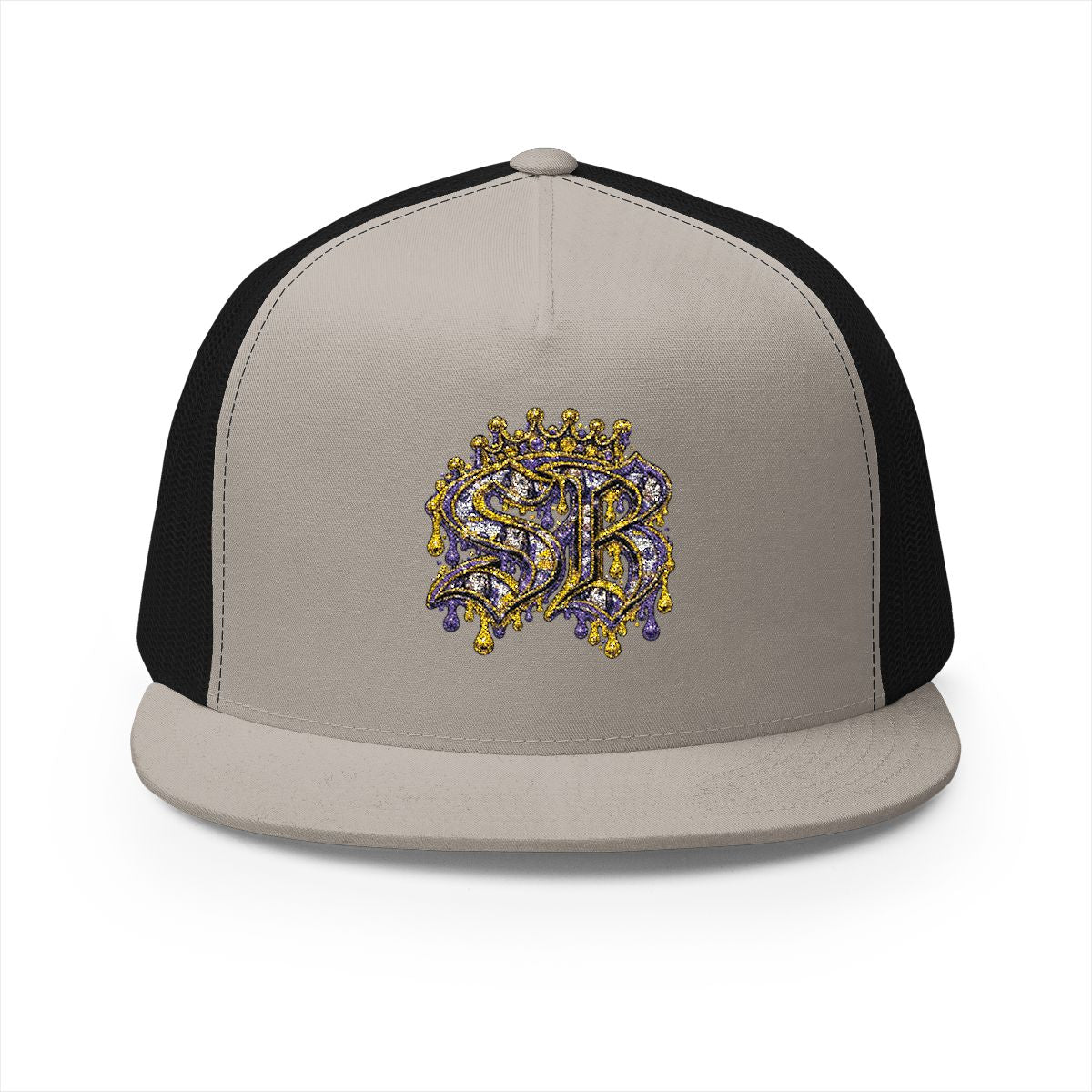 5 Panel Trucker Cap-BLUE AND YELLOW SB LOGO-SCUMMIEBEARZ™️