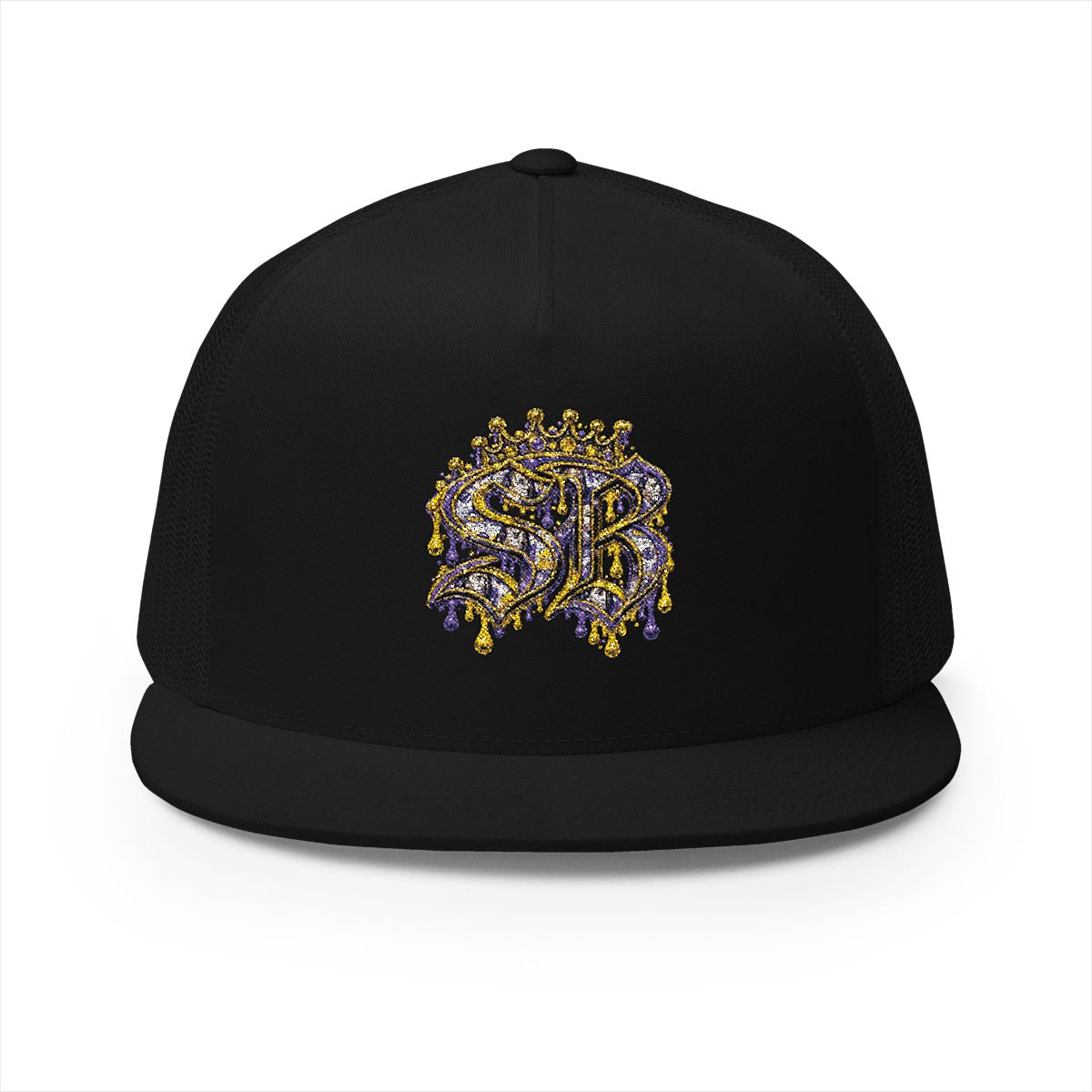 5 Panel Trucker Cap-BLUE AND YELLOW SB LOGO-SCUMMIEBEARZ™️