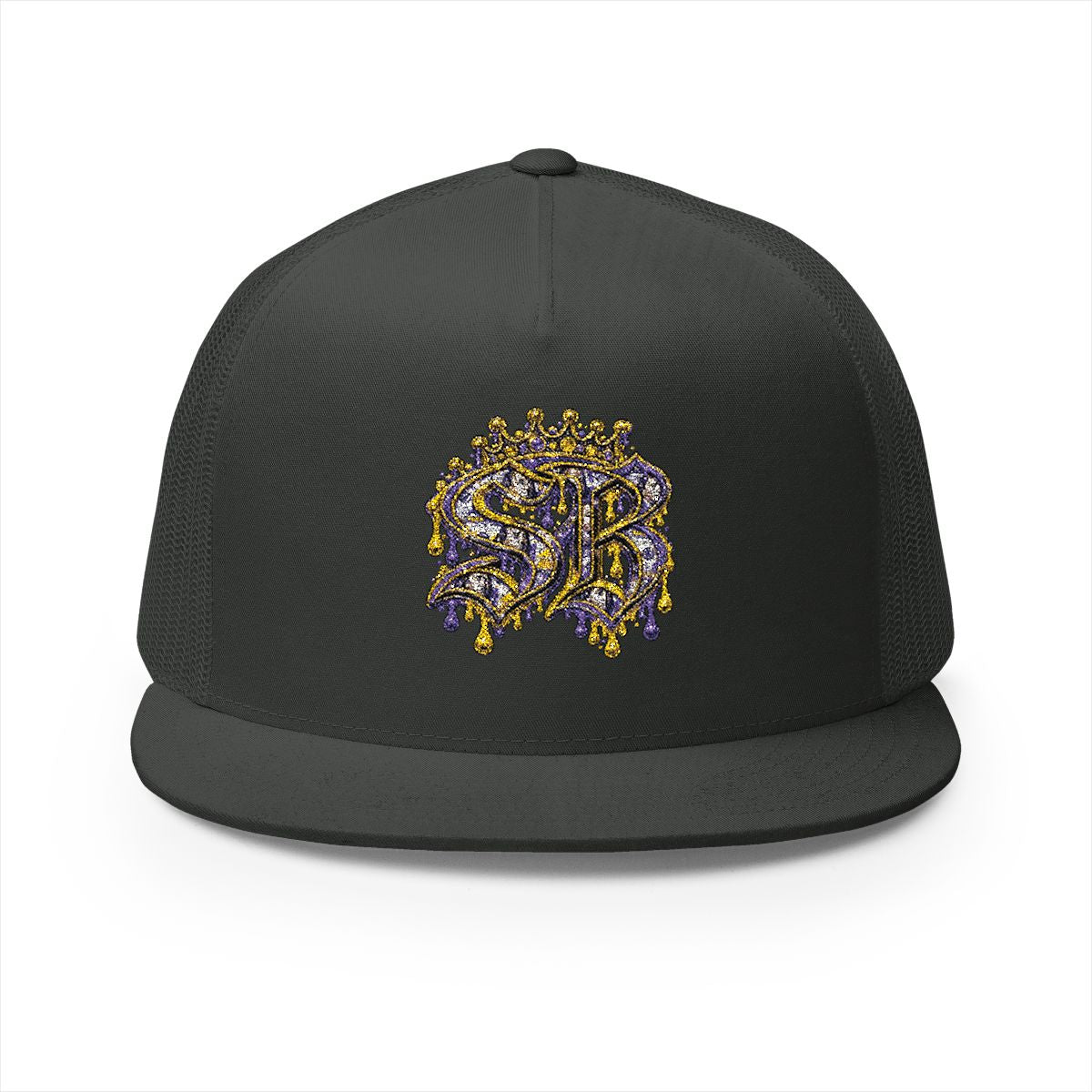 5 Panel Trucker Cap-BLUE AND YELLOW SB LOGO-SCUMMIEBEARZ™️