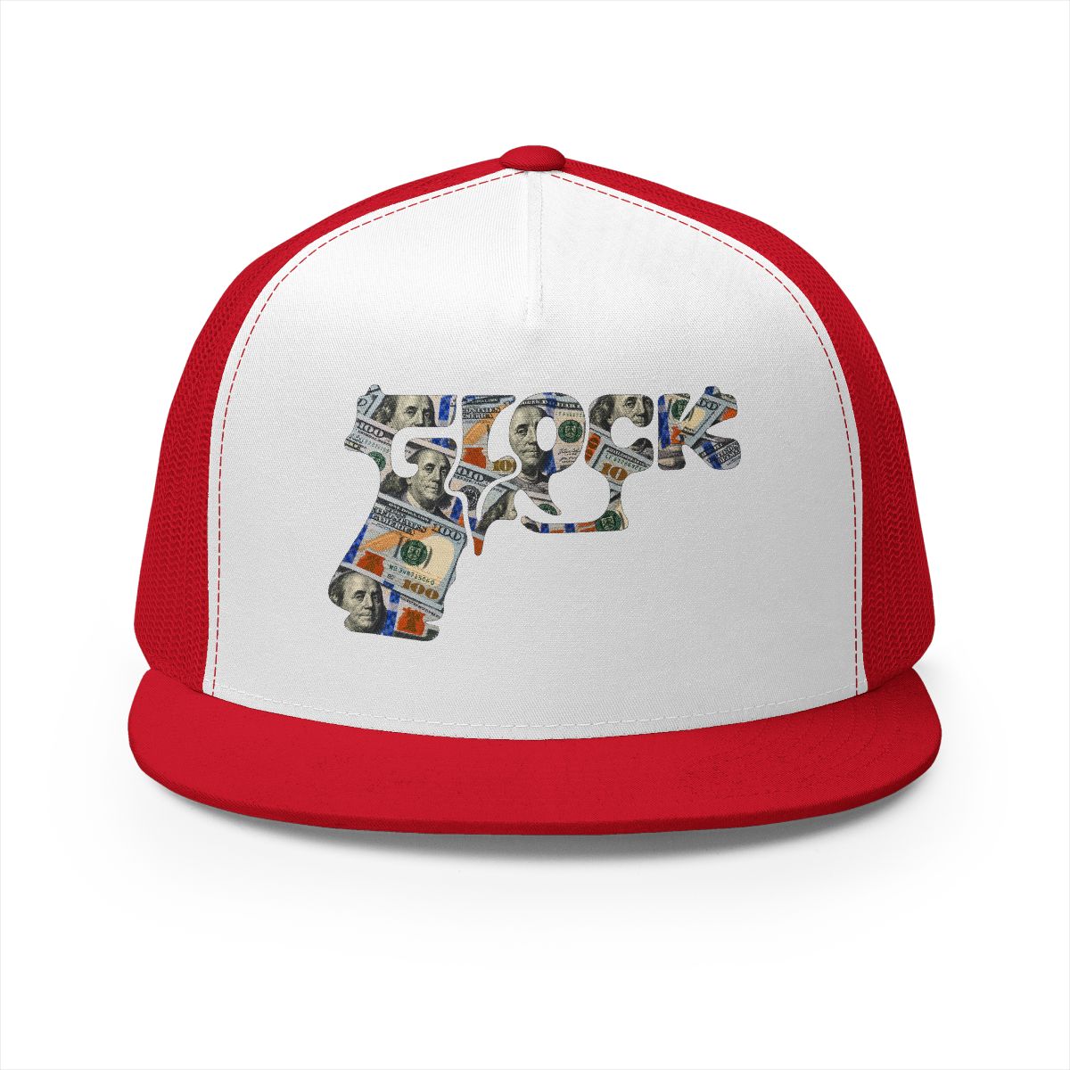 5 Panel Trucker Cap-MONEY GLOCK LOGO-SCUMMIEBEARZ™️