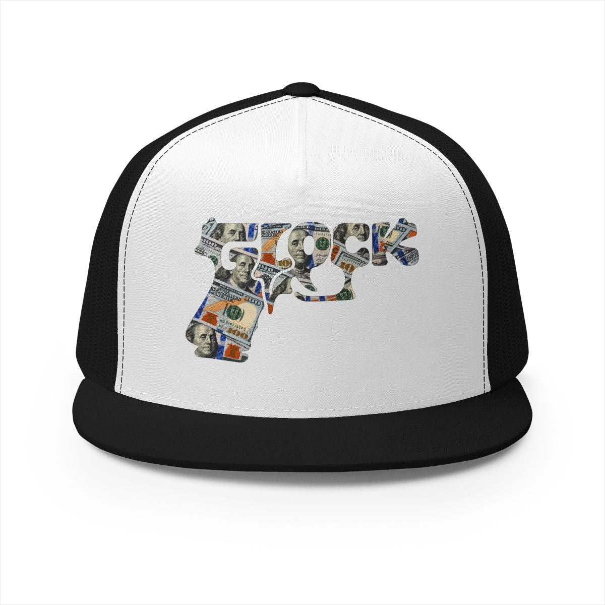 5 Panel Trucker Cap-MONEY GLOCK LOGO-SCUMMIEBEARZ™️