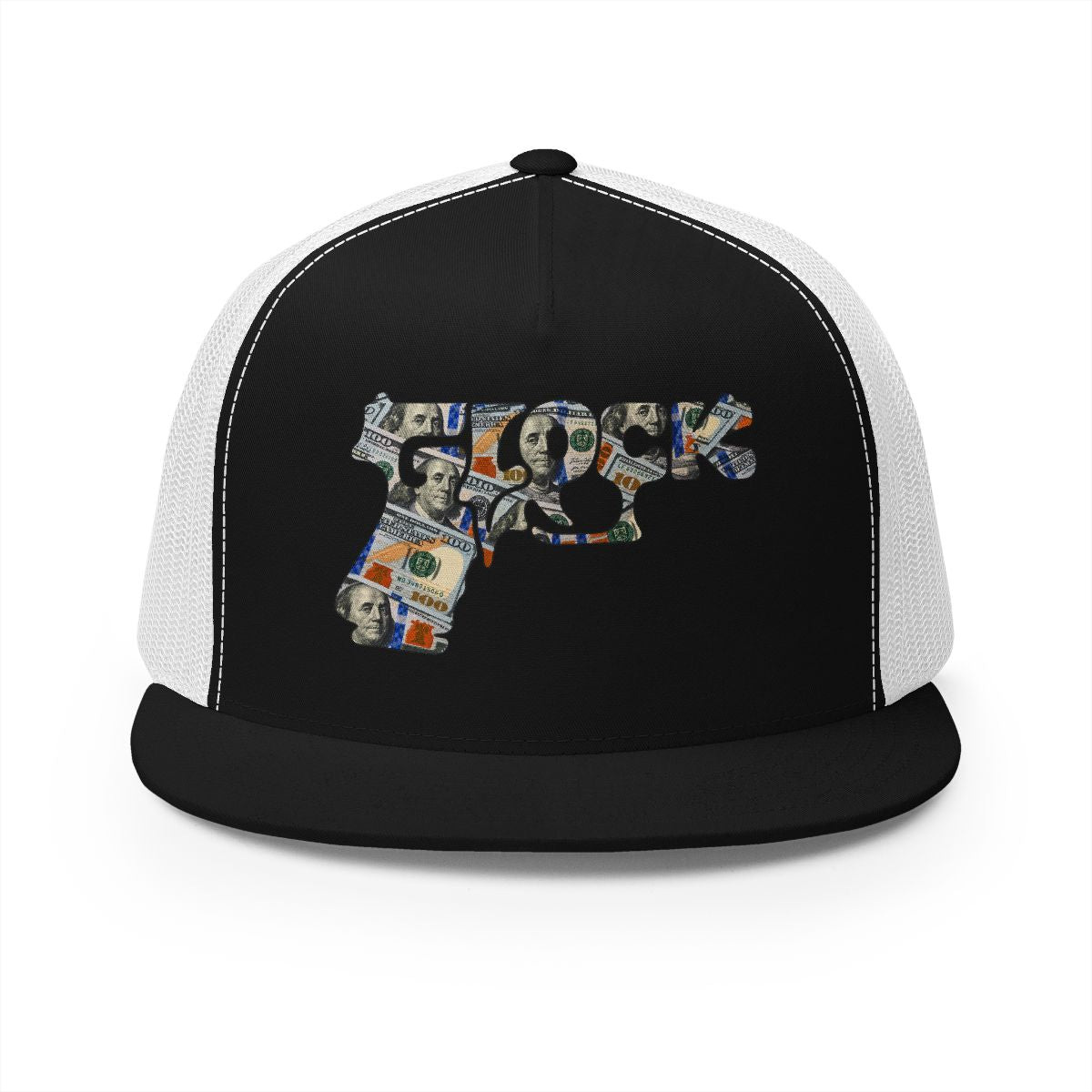 5 Panel Trucker Cap-MONEY GLOCK LOGO-SCUMMIEBEARZ™️