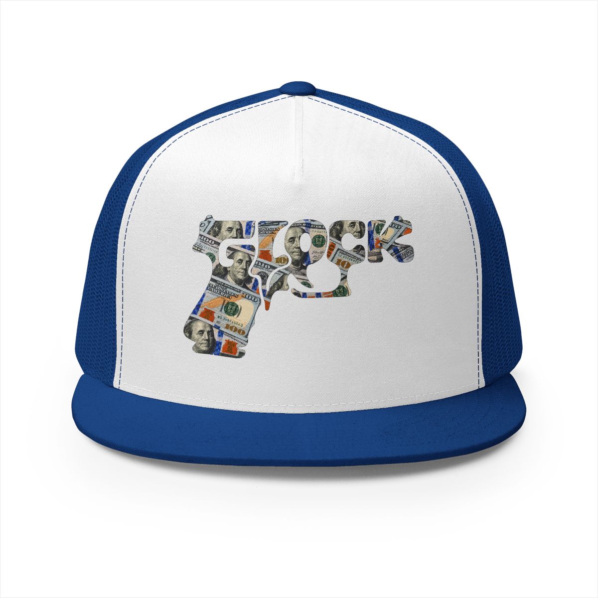 5 Panel Trucker Cap-MONEY GLOCK LOGO-SCUMMIEBEARZ™️