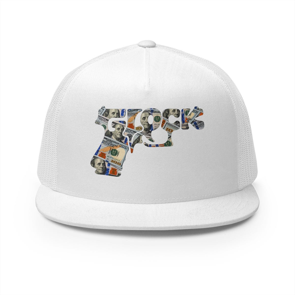 5 Panel Trucker Cap-MONEY GLOCK LOGO-SCUMMIEBEARZ™️