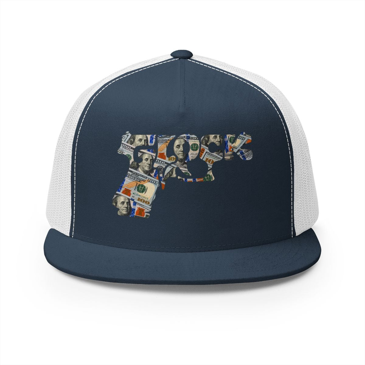 5 Panel Trucker Cap-MONEY GLOCK LOGO-SCUMMIEBEARZ™️