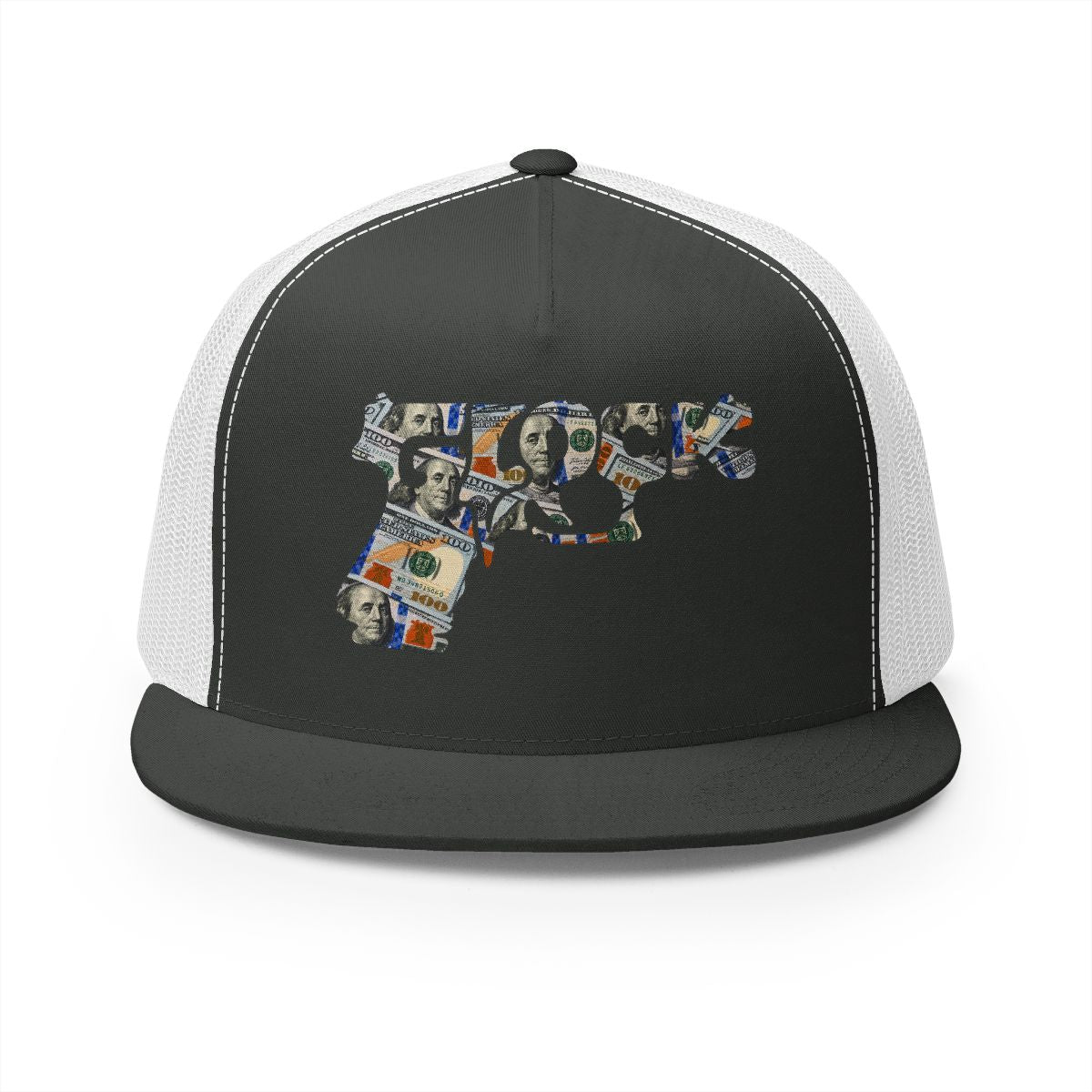 5 Panel Trucker Cap-MONEY GLOCK LOGO-SCUMMIEBEARZ™️