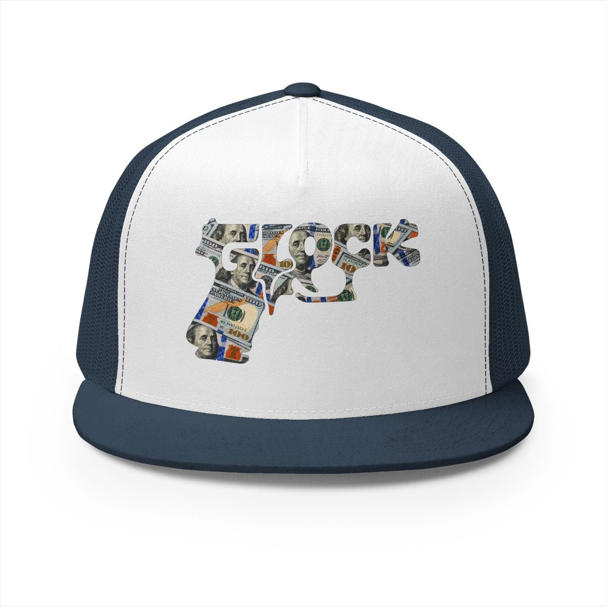 5 Panel Trucker Cap-MONEY GLOCK LOGO-SCUMMIEBEARZ™️