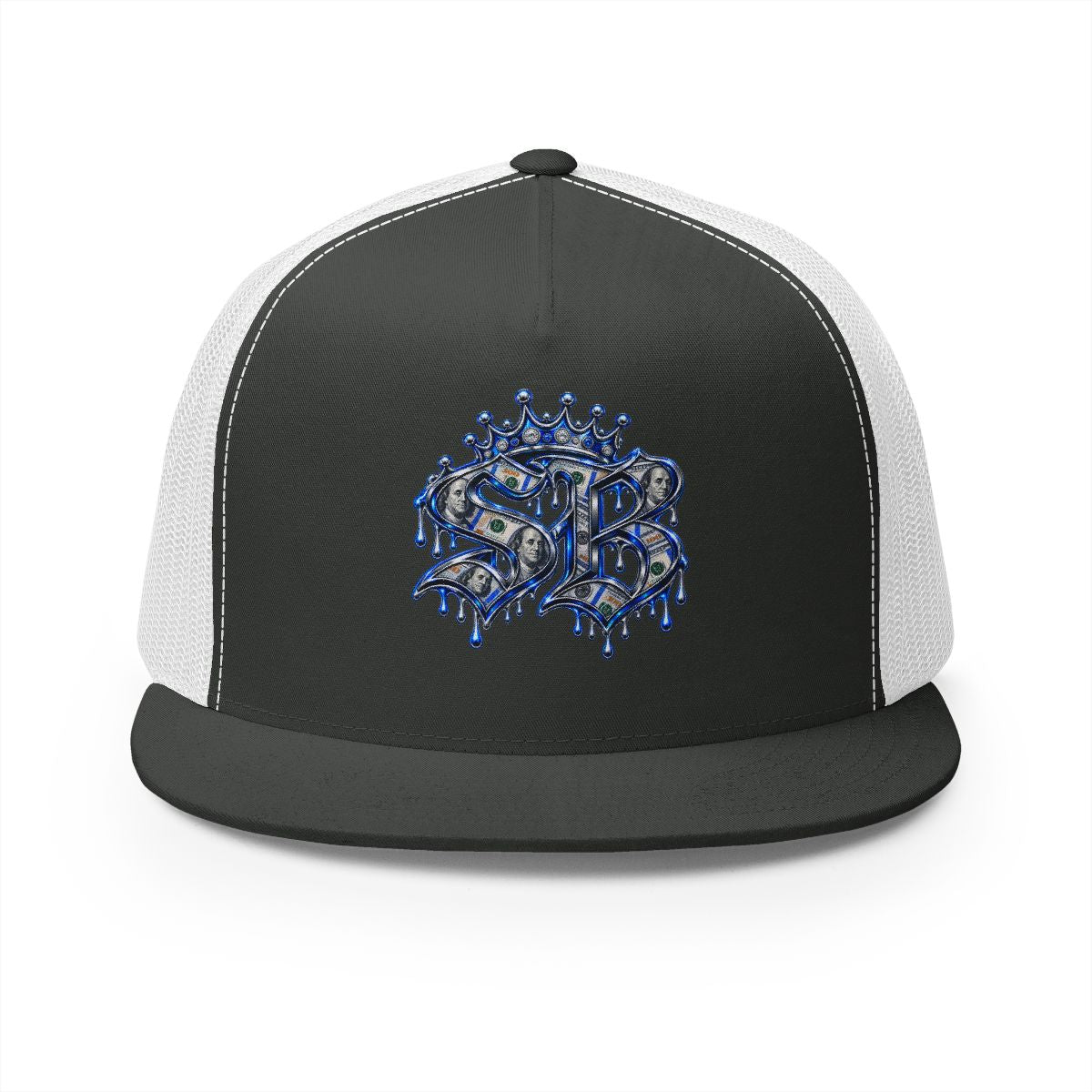 5 Panel Trucker Cap-MONEY SP LOGO-SCUMMIEBEARZ™️