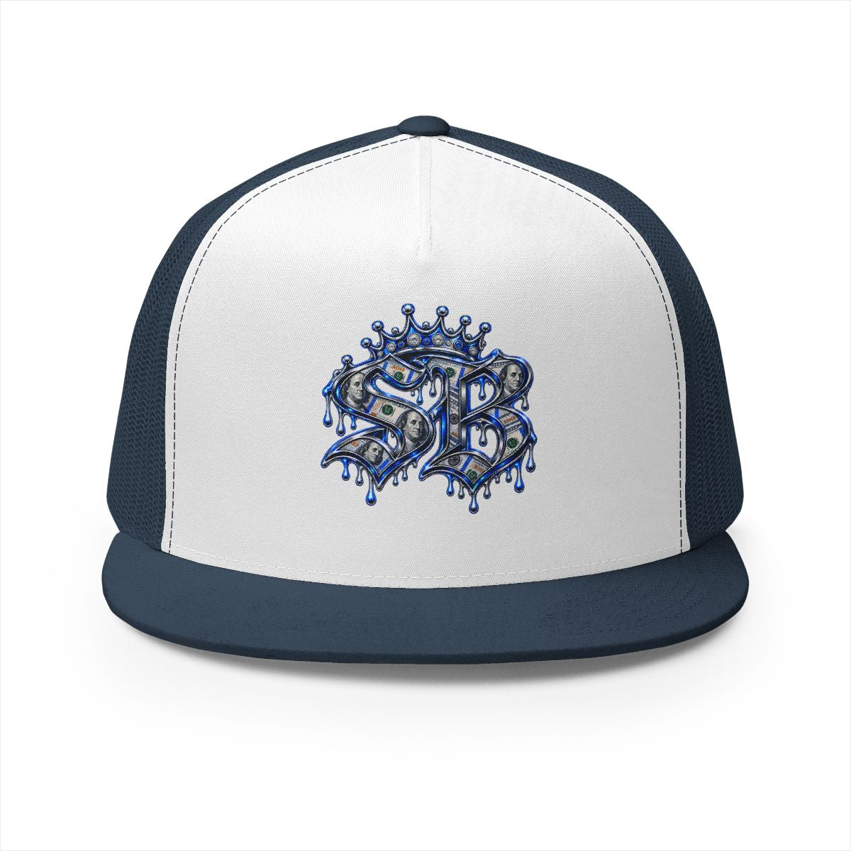 5 Panel Trucker Cap-MONEY SP LOGO-SCUMMIEBEARZ™️