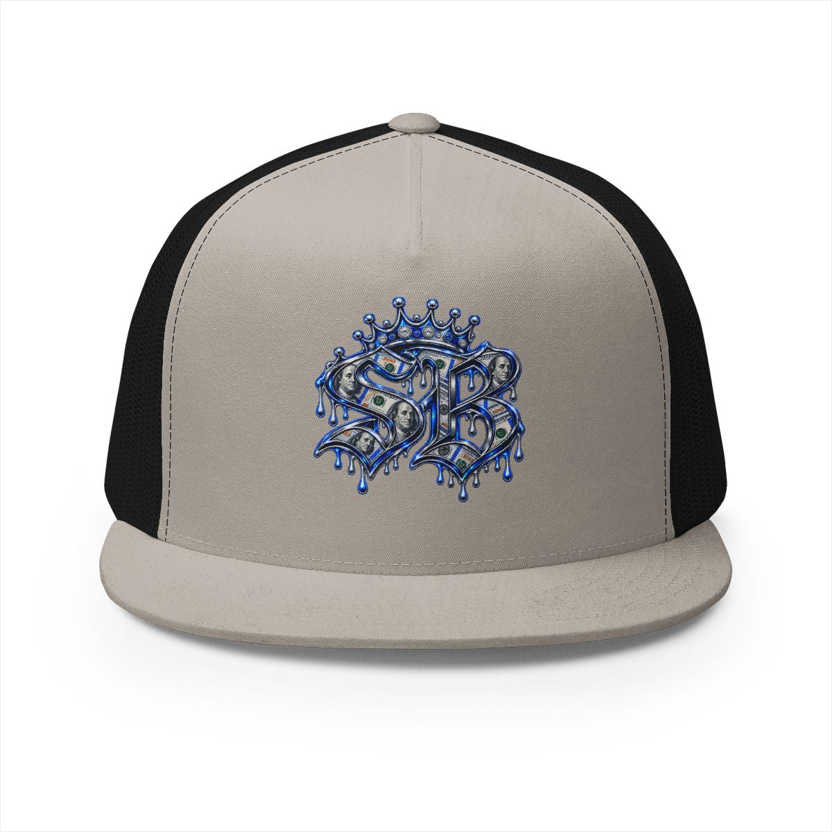 5 Panel Trucker Cap-MONEY SP LOGO-SCUMMIEBEARZ™️