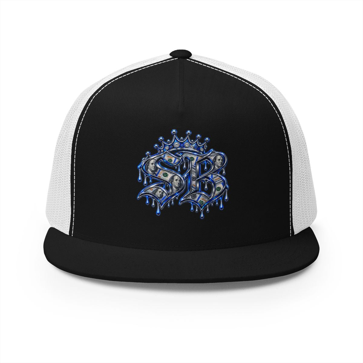 5 Panel Trucker Cap-MONEY SP LOGO-SCUMMIEBEARZ™️