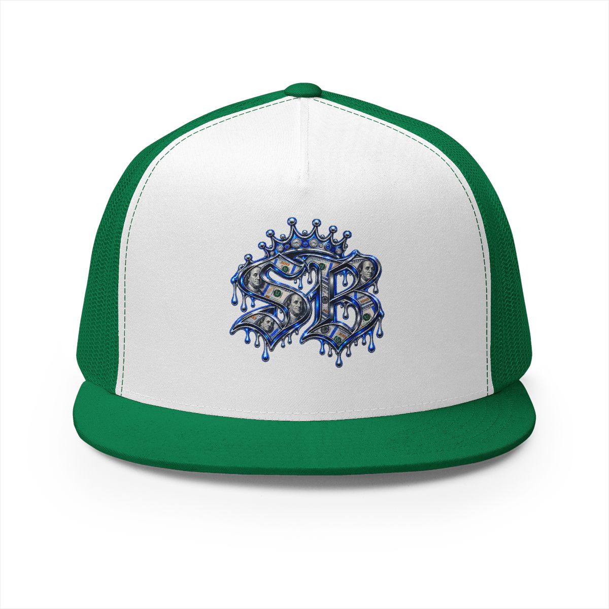 5 Panel Trucker Cap-MONEY SP LOGO-SCUMMIEBEARZ™️