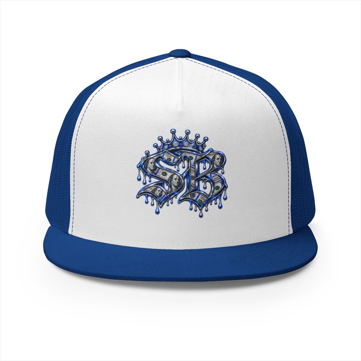 5 Panel Trucker Cap-MONEY SP LOGO-SCUMMIEBEARZ™️