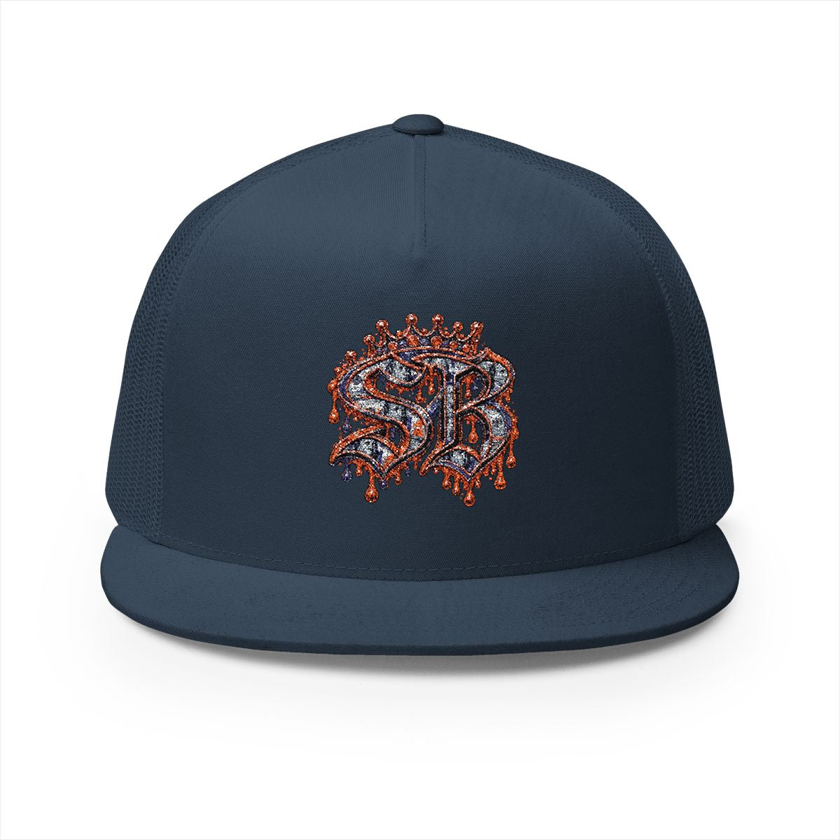 5 Panel Trucker Cap-ORANGE SB LOGO-SCUMMIEBEARZ™️