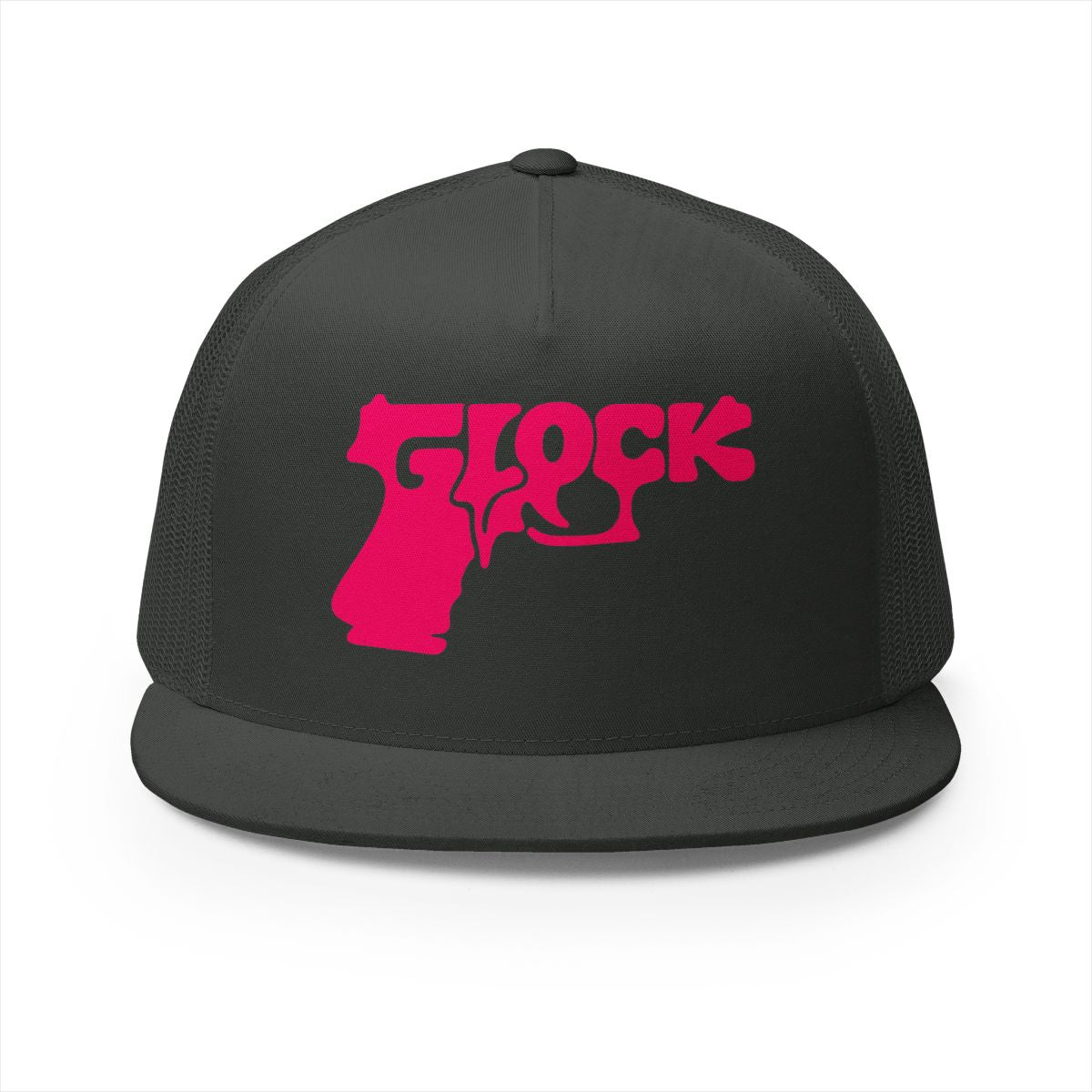 5 Panel Trucker Cap-PINK GLOCK LOGO-SCUMMIEBEARZ™️