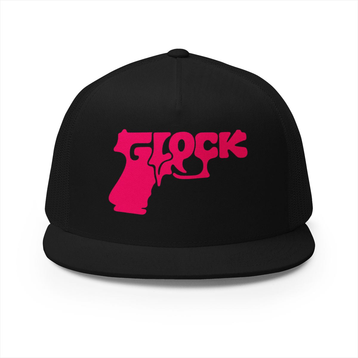 5 Panel Trucker Cap-PINK GLOCK LOGO-SCUMMIEBEARZ™️