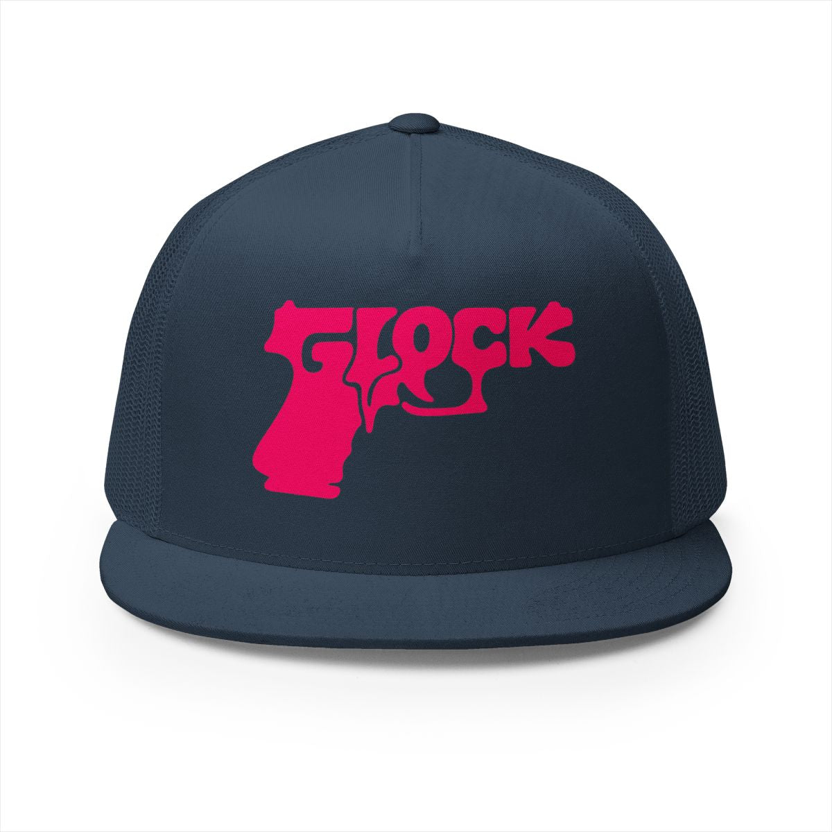 5 Panel Trucker Cap-PINK GLOCK LOGO-SCUMMIEBEARZ™️