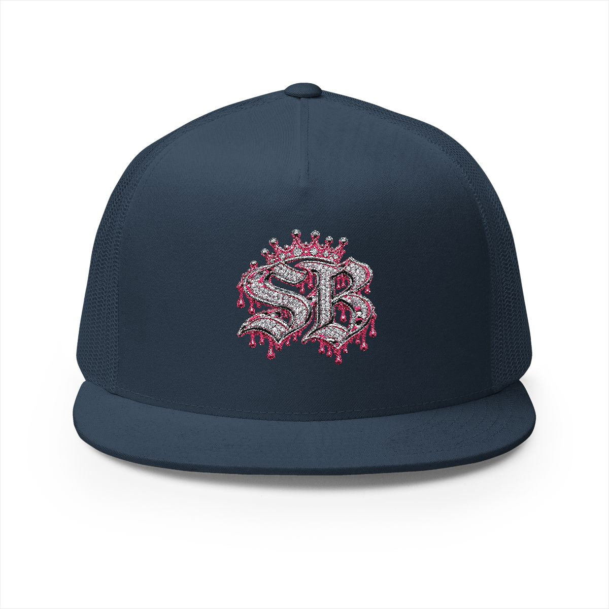 5 Panel Trucker Cap-PINK SB LOGO-SCUMMIEBEARZ™️