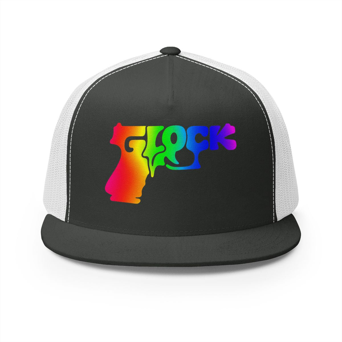 5 Panel Trucker Cap-RAINBOW GLOCK-SCUMMIEBEARZ™️