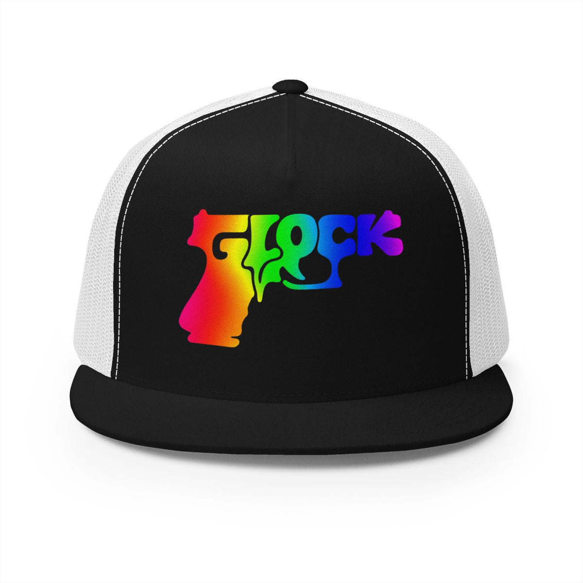 5 Panel Trucker Cap-RAINBOW GLOCK-SCUMMIEBEARZ™️