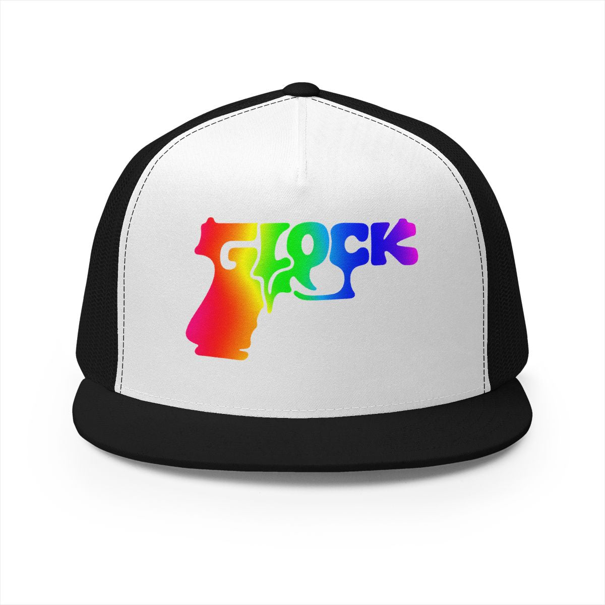 5 Panel Trucker Cap-RAINBOW GLOCK-SCUMMIEBEARZ™️