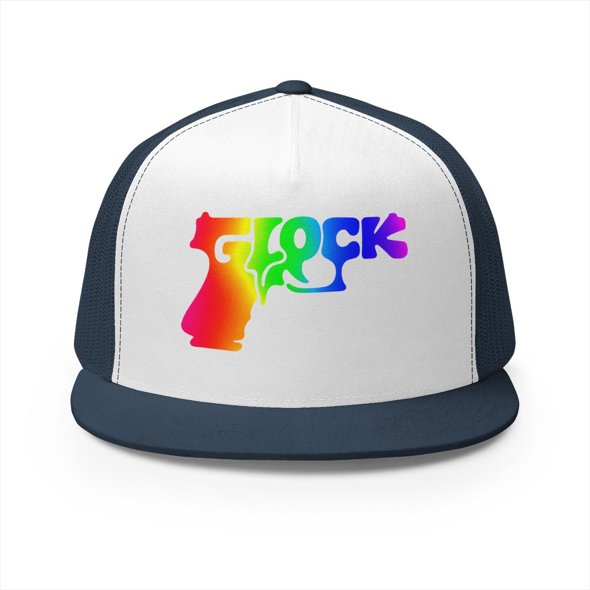 5 Panel Trucker Cap-RAINBOW GLOCK-SCUMMIEBEARZ™️