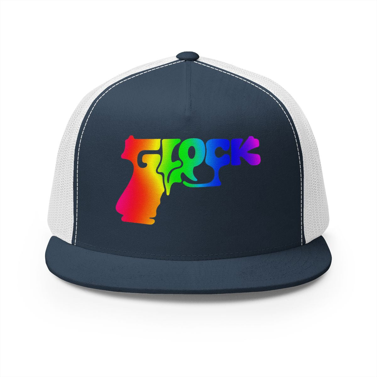 5 Panel Trucker Cap-RAINBOW GLOCK-SCUMMIEBEARZ™️