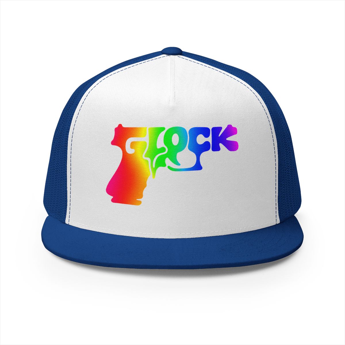 5 Panel Trucker Cap-RAINBOW GLOCK-SCUMMIEBEARZ™️