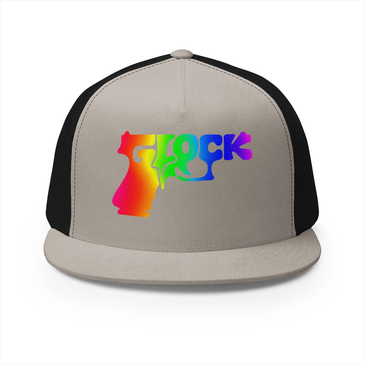 5 Panel Trucker Cap-RAINBOW GLOCK-SCUMMIEBEARZ™️