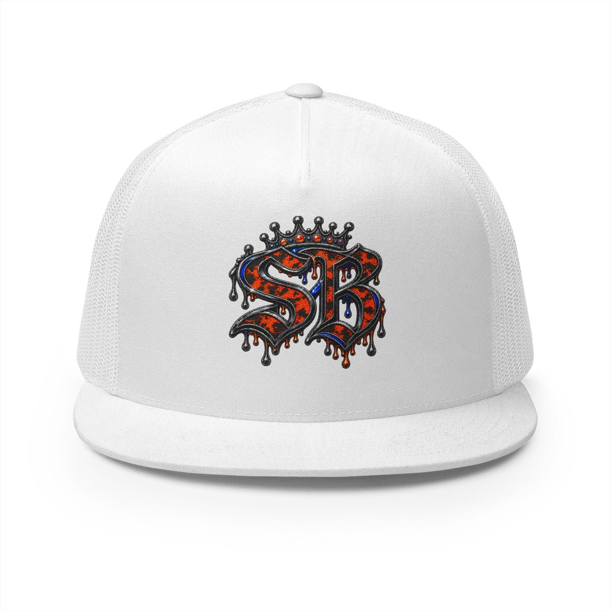 5 Panel Trucker Cap-RED SB LOGO-SCUMMIEBEARZ™